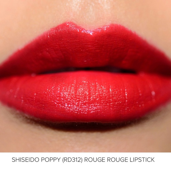 Shiseido rouge lipstick RD312 poppy - Picture 4 of 5